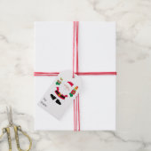 Happy Santa Gift Labels Cadeaulabel (Met Touw)