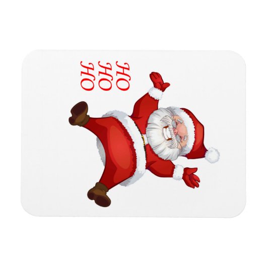 Happy Santa, HO-HO-HO Magneet (Horizontaal)