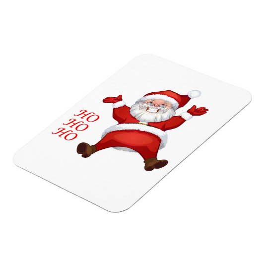 Happy Santa, HO-HO-HO Magneet (Linkerzijde)