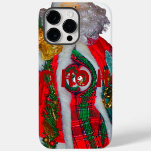 Happy Santa Hohoho Greetings grafische tekstrein d Case-Mate iPhone Case