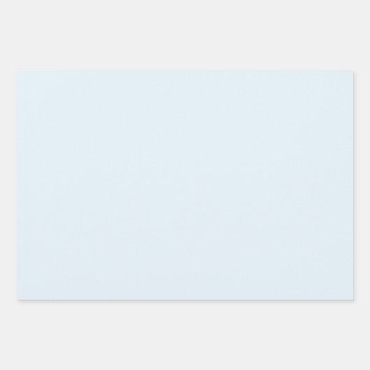 Happy Santa lichtblauw gestreept Inpakpapier Vel (Voorkant 2)