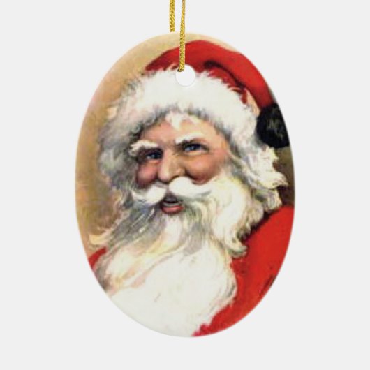 Happy Santa Ornament (Achterkant)