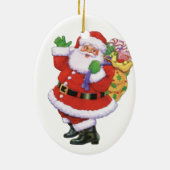 Happy Santa Ornament (Achterkant)