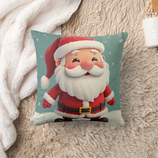 Happy Santa Pillow Kussen (Deken)