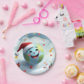 Happy Santa Planet papier bord (Feest)
