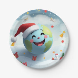 Happy Santa Planet papier bord