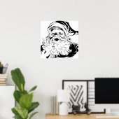 Happy Santa Poster (Thuiskantoor)