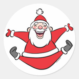 Happy Santa Ronde Sticker