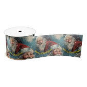Happy Santa Satijnen Lint (Spoel)
