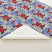 Happy Santa Sherpa Deken (3/4)