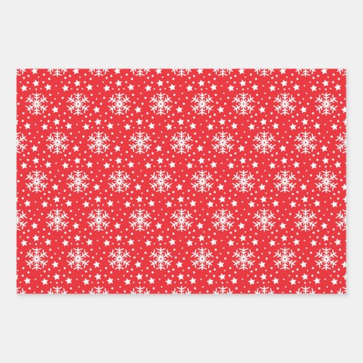 Happy Santa Snowman 3 Snow Coordinating Inpakpapier Vel (Voorkant 2)