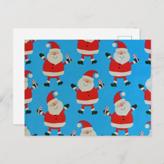 Happy Santas Briefkaart (Voorkant / Achterkant)