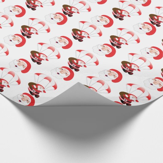Happy Santas Cadeaupapier (Hoek)