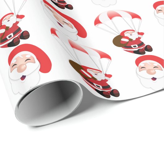 Happy Santas Cadeaupapier (Rol Hoek)