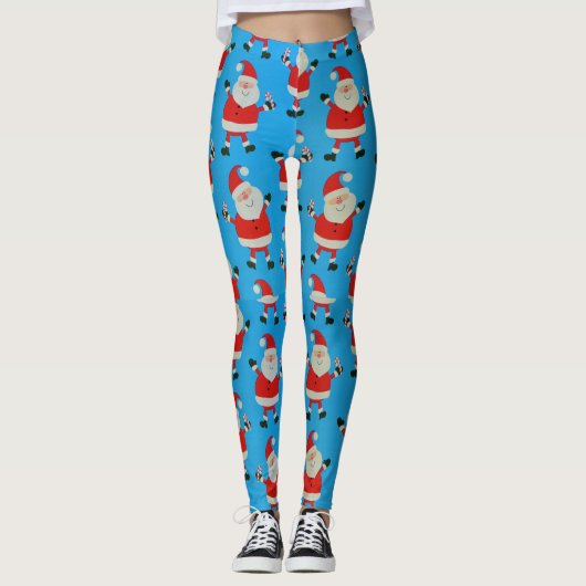 Happy Santas Leggings (Voorkant)