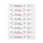 Happy Santas Merry-adres voor kerstterugkeer (Vel)