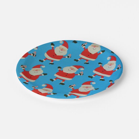 Happy Santas Papieren Bordje (Gekanteld)