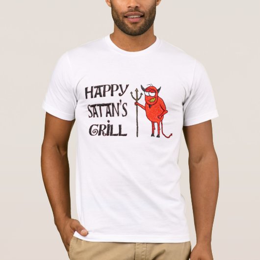 Happy Satan's Grill T-shirt (Voorkant)