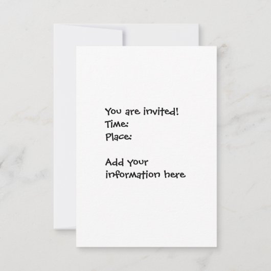 Happy SaUSE-uitnodiging Kaart (Achterkant)