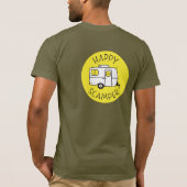 Happy Scamper Mannen Army T-shirt (Achterkant)