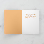 Happy Scarecrows herfst Birthday Kaart (Binnen)