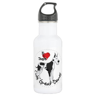 Happy Schattig Funny & Cute Great Dane Dog Waterfles