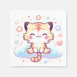 Happy Schattig Tiger Baby shower Servet