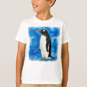 Happy Schattige Penguin T-shirt (Voorkant)