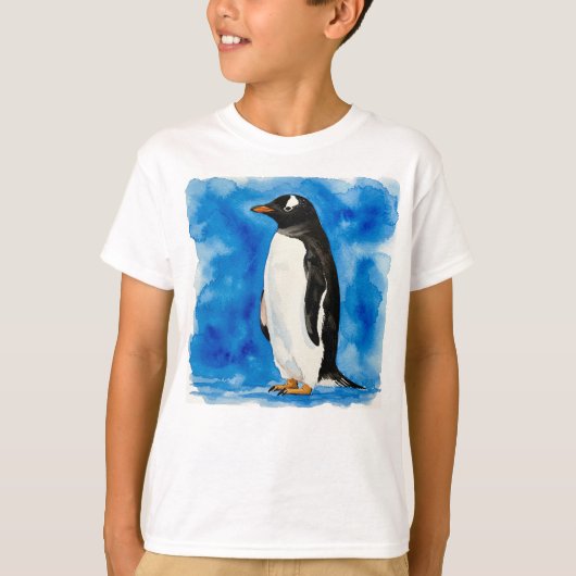 Happy Schattige Penguin T-shirt (Voorkant)