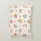 Happy Schattige pompoenpatroon - Accent Pillow Accent Kussen (Achterkant (Verticaal))