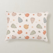 Happy Schattige pompoenpatroon - Accent Pillow Accent Kussen (Achterkant)