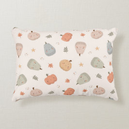 Happy Schattige pompoenpatroon - Accent Pillow Kussen