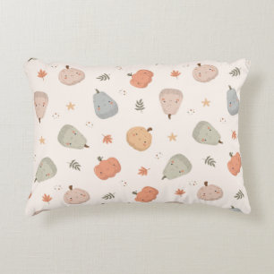 Happy Schattige pompoenpatroon - Accent Pillow Kussen