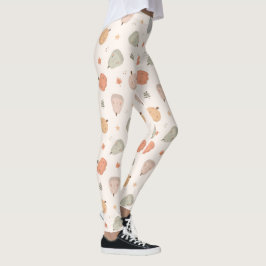 Happy Schattige pompoenpatroon - Leggings