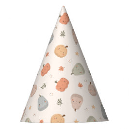 Happy Schattige pompoenpatroon - Party Pet Feesthoedjes