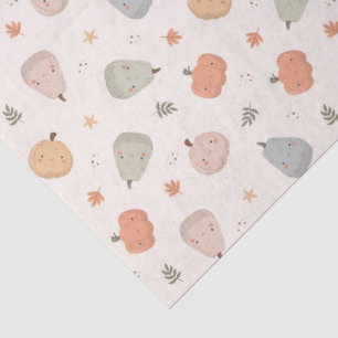 Happy Schattige pompoenpatroon - Weefselpapier Tissuepapier