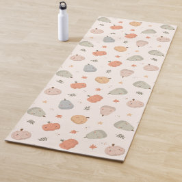Happy Schattige pompoenpatroon - Yoga Mat