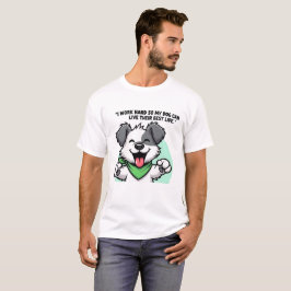 Happy Schattige Puppy voor hondenliefhebbers T-shirt