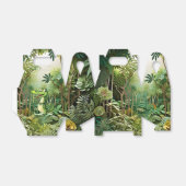 Happy Schattigee wilde krokodil Oerwoud Bomen Mooi Bedankdoosjes (Uitgevouwen)