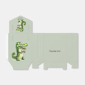 Happy Schattigee wilde krokodil Oerwoud Bomen Mooi Bedankdoosjes (Uitgevouwen)