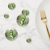 Happy Schattigee wilde krokodil Oerwoud Bomen Mooi Confetti (Groep)