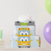 Happy School Bus Cadeaupapier
