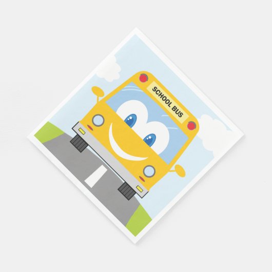 Happy School Bus Servet (Hoek)