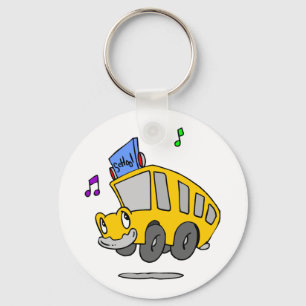 Happy School Bus Sleutelhanger