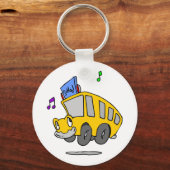 Happy School Bus Sleutelhanger (Voorkant)