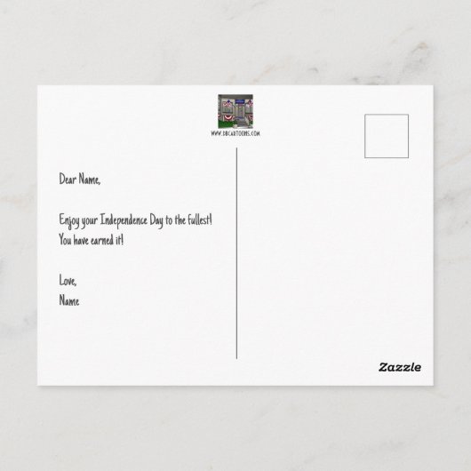 Happy School Days Briefkaart (Achterkant)