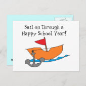 happy School-kaart Briefkaart (Voorkant / Achterkant)