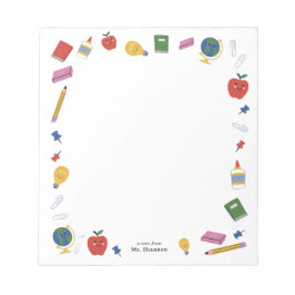 Happy School levert notitie van de leraar Notitieblok