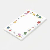 Happy School levert notitie van de leraar Post-it® Notes (Schuin)
