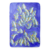 Happy School of Yellowfin Tuna Badmat (Voorkant Verticaal)